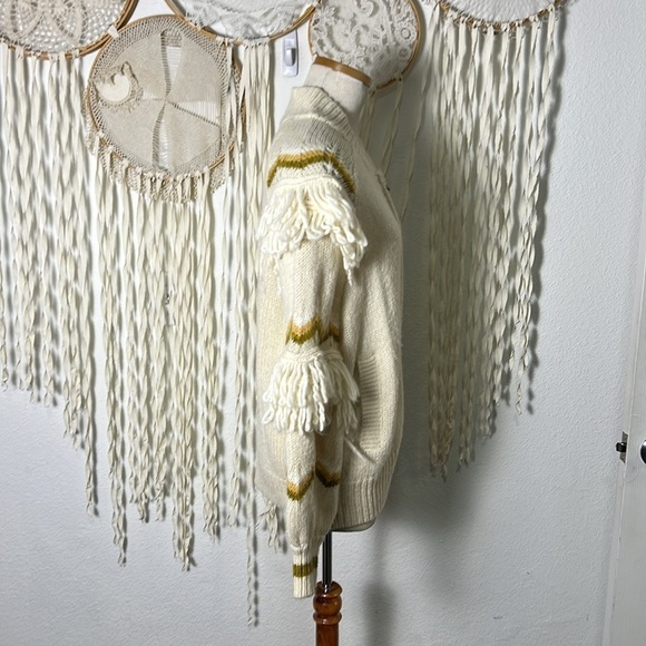 Jen's Pirate Booty NWOT Knit Zip Front Wool Dream Jacket in Snowed In Small - Picture 6 of 13